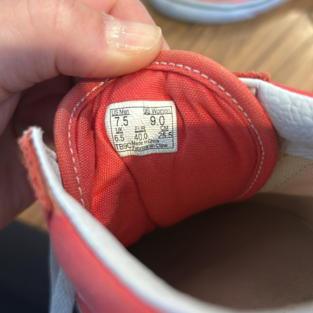 Red Vans - Picture 5 of 5